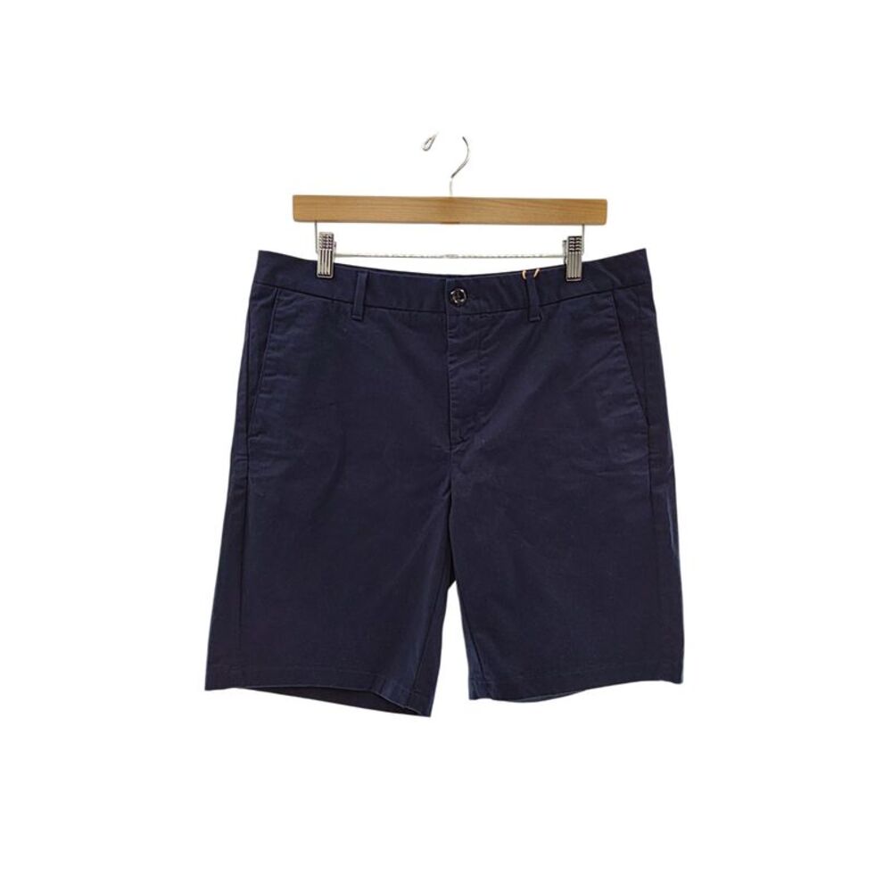 Quince Men Organic Cotton Classic Stretch Chino Shorts - 9" Navy 34
